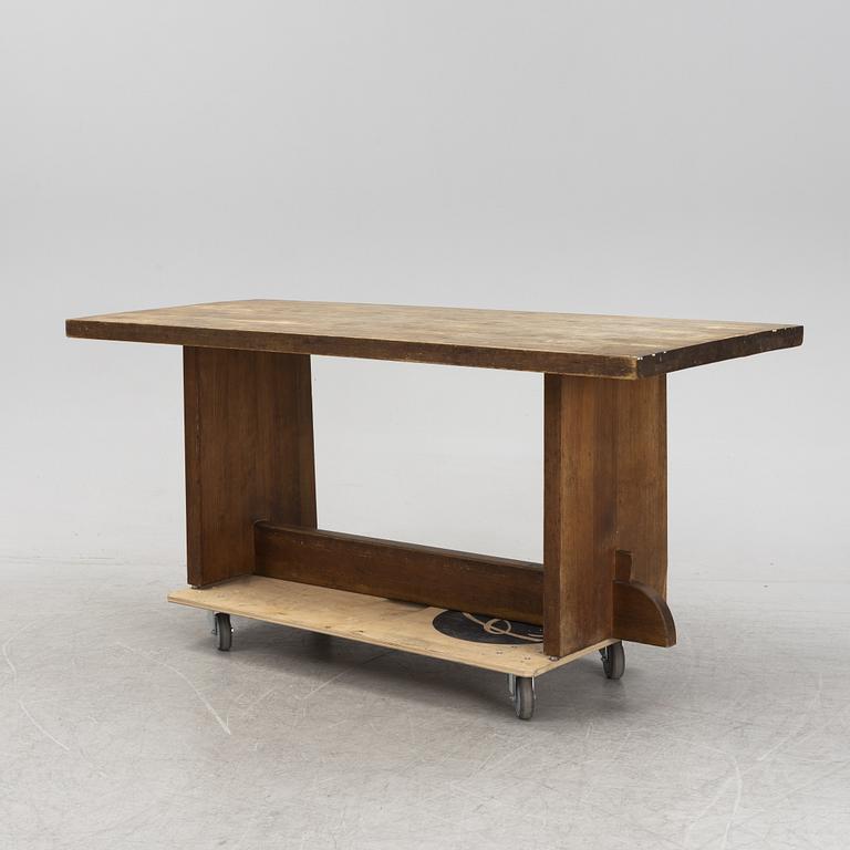 A stainde pine 'Lovö' table by Axel Einar Hjorth for Nordiska Kompaniet, 1930's.