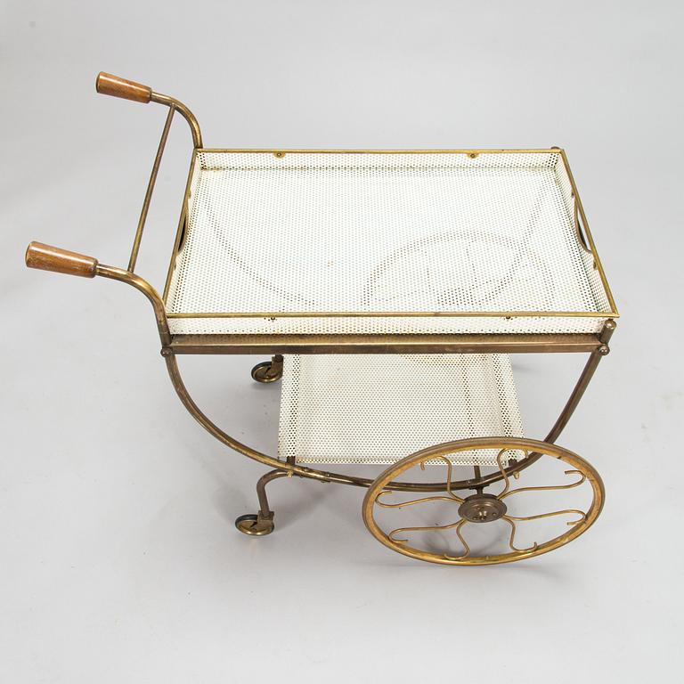 A mid-20th-century serving trolley.