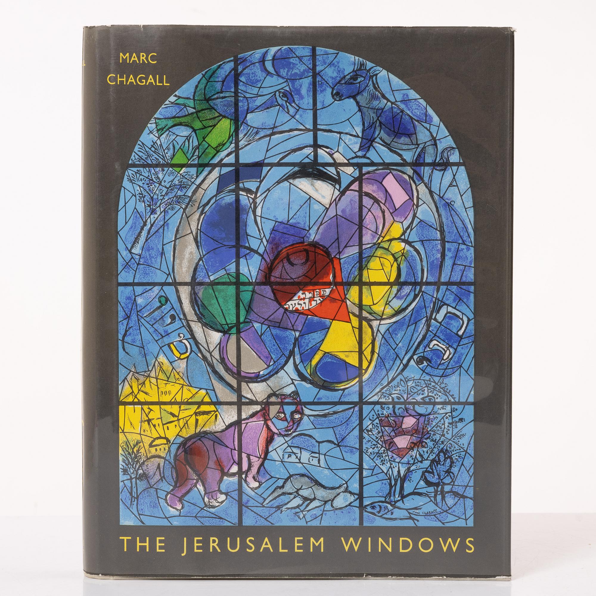 Marc Chagall, Book "The Jerusalem Windows", André Sauret, Monte Carlo, 1962.