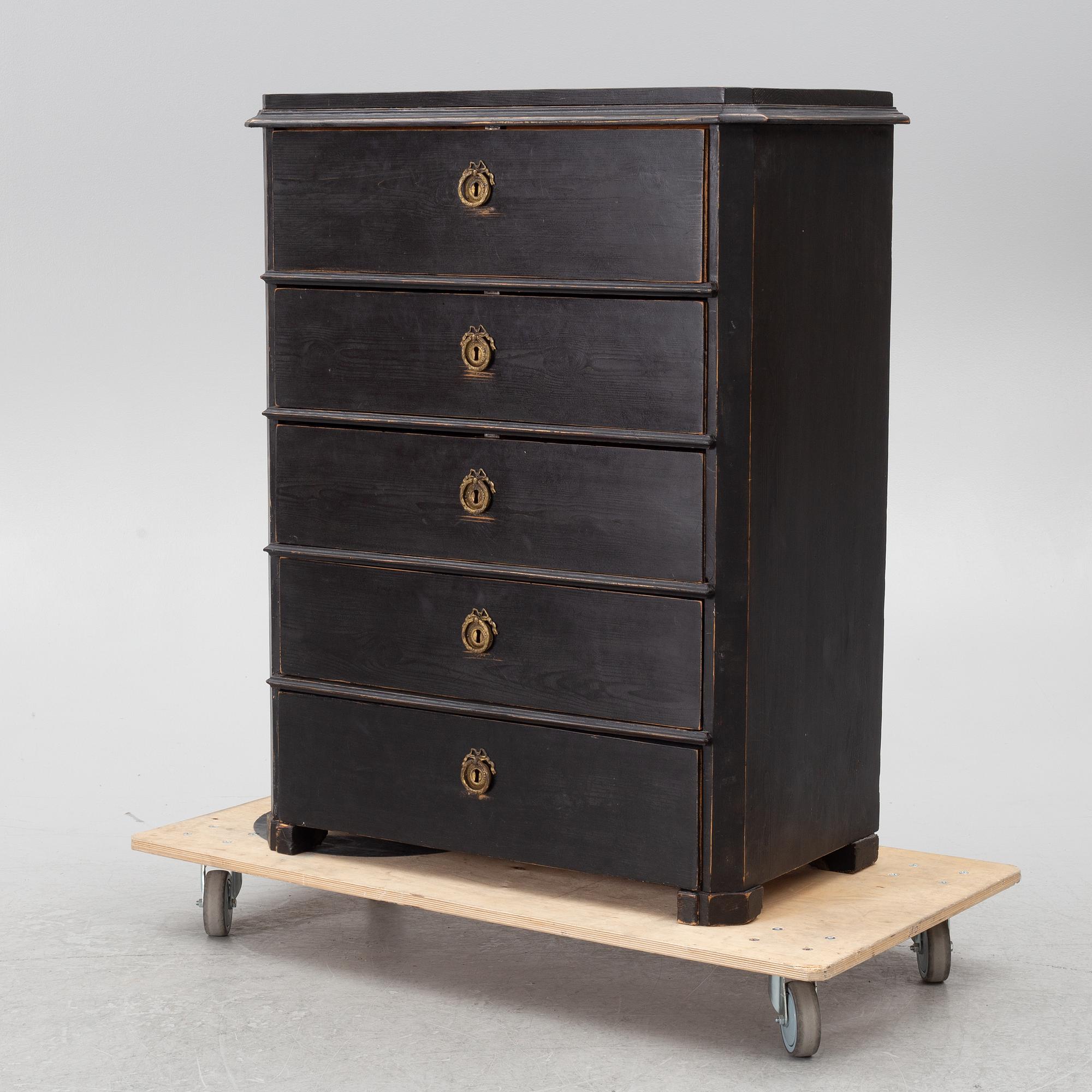 Byrå, omkring år 1900.