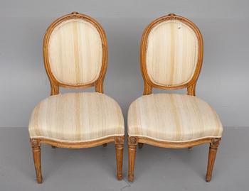 A PAIR OF CHAIRS.