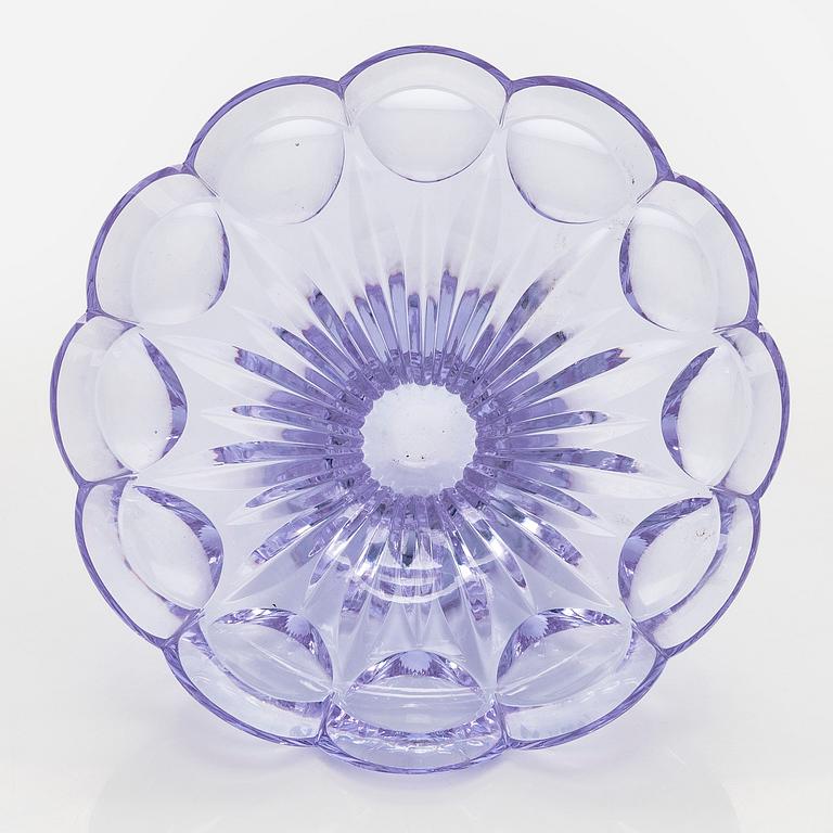 Aimo Okkolin, a 'Kullero' (Globeflower) bowl, signed Aimo Okkolin, Riihimäen Lasi Oy.