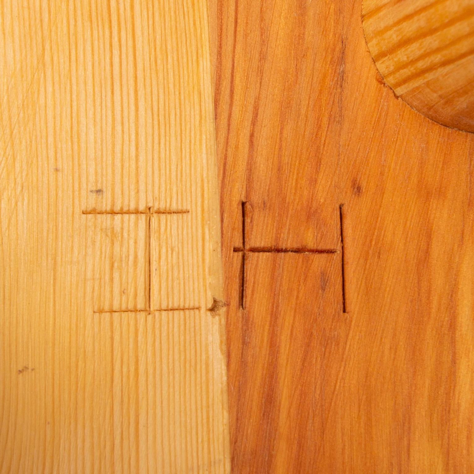Ingvar Hildingsson, stool, signed IH.