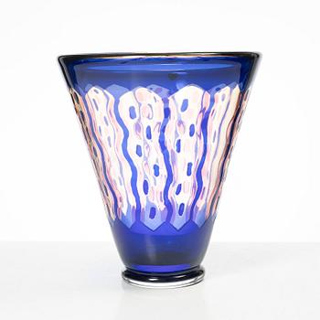 Helén Krantz, vaser, ett par, glas.