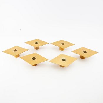 Sigurd Persson, candlesticks, 6 pieces.