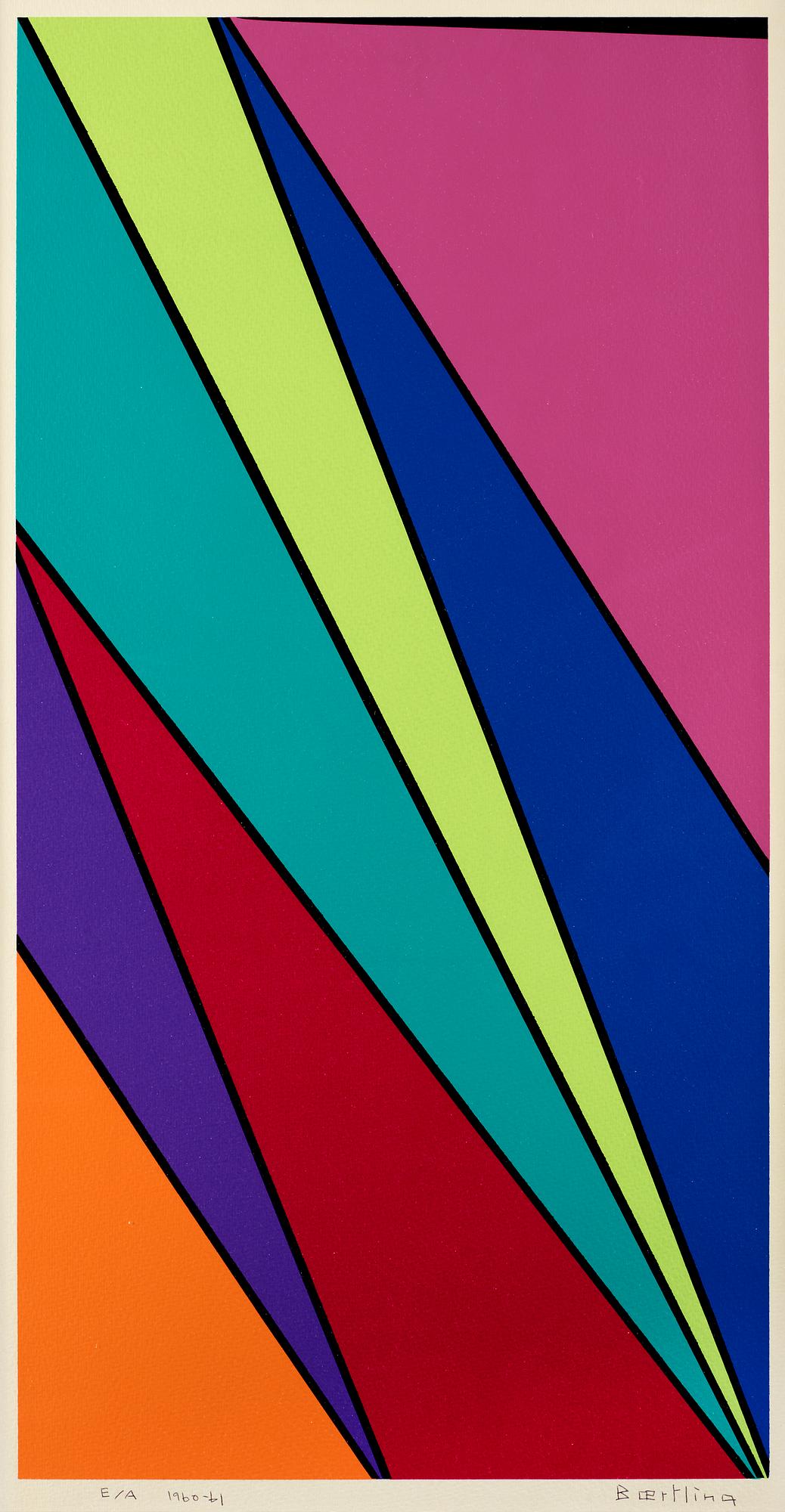 Olle Bærtling, "DENY", from: "Les triangles de Baertling".