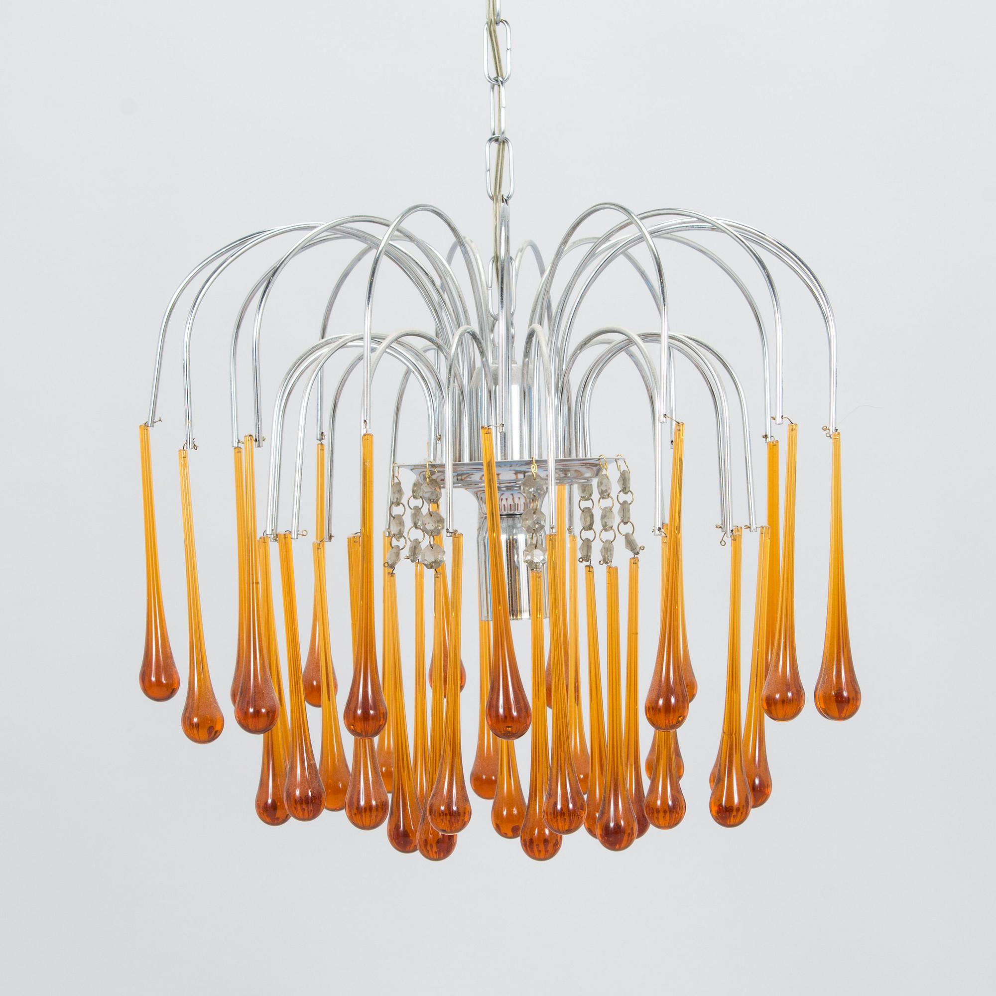Taklampa, Murano, 1900-talets slut.