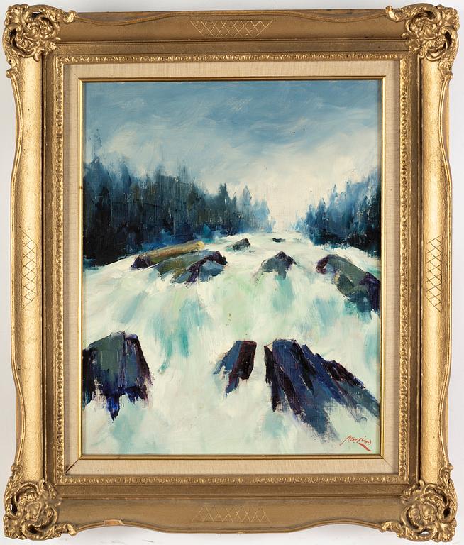 AXEL LIND, olja på duk, signerad.