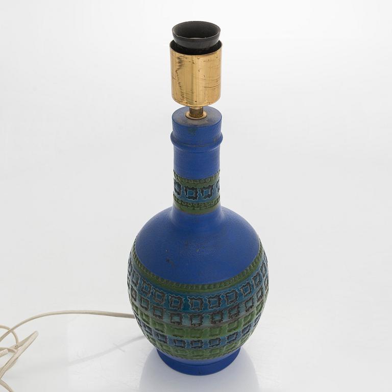 Aldo Londi, bordslampa, Bitossi, Italien 1900-talets mitt.