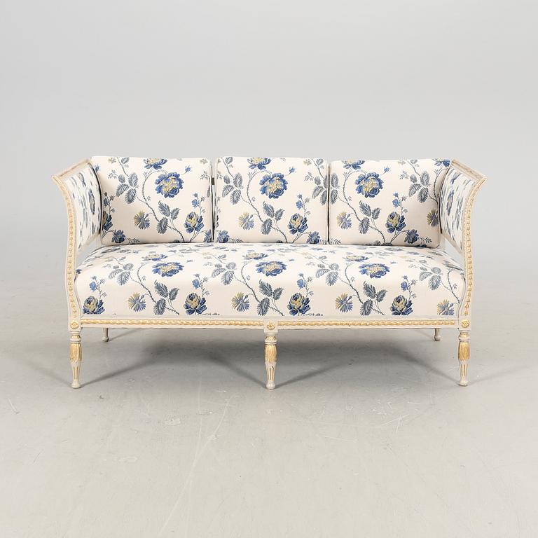 A late Gustavian painted sofa first half of the 19th century.