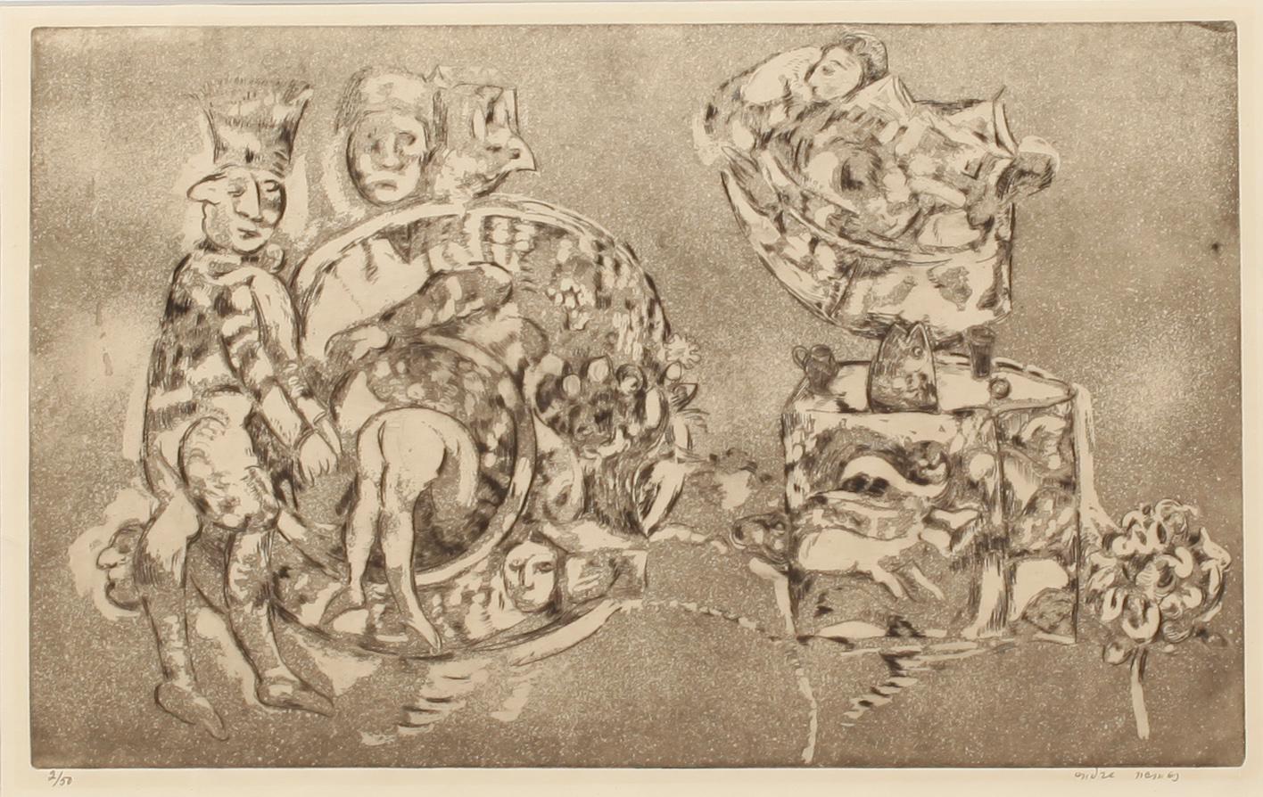 ENDRE NEMES, litografi, signerad och numrerad 2/50.