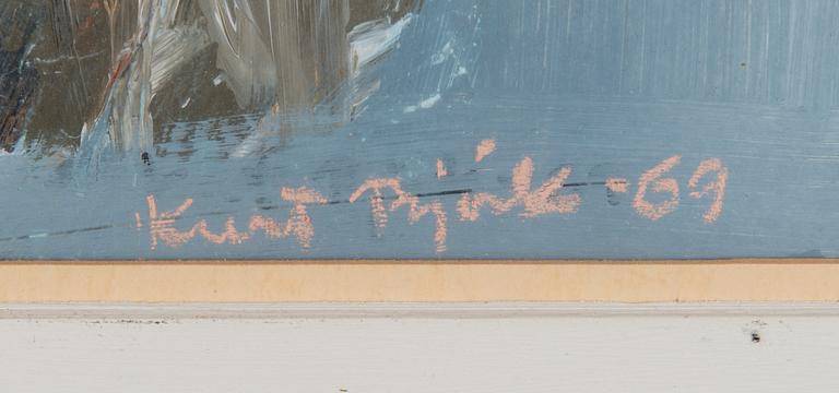 Kurt Björk, olja på pannå, signerad och daterad -69.