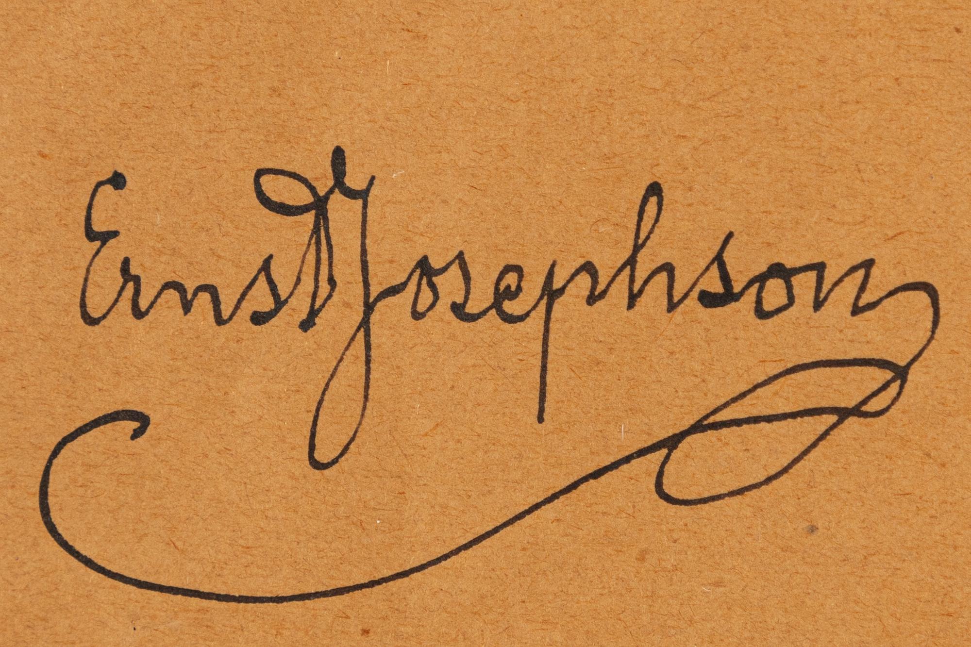 Ernst Josephson, Kvinna i profil.