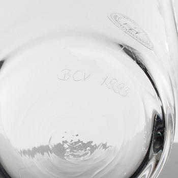 12 drinking glasses from IKEA's 18th century collection, 1990s.