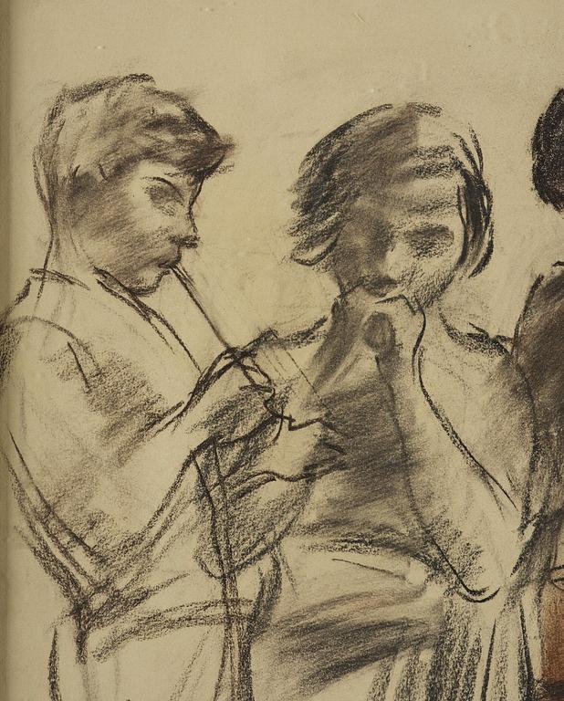 Lotte Laserstein, Children playing music.