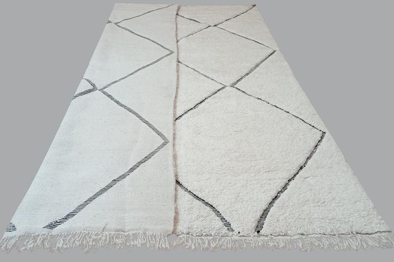 A carpet, Morocco, ca 360 x 255 cm.
