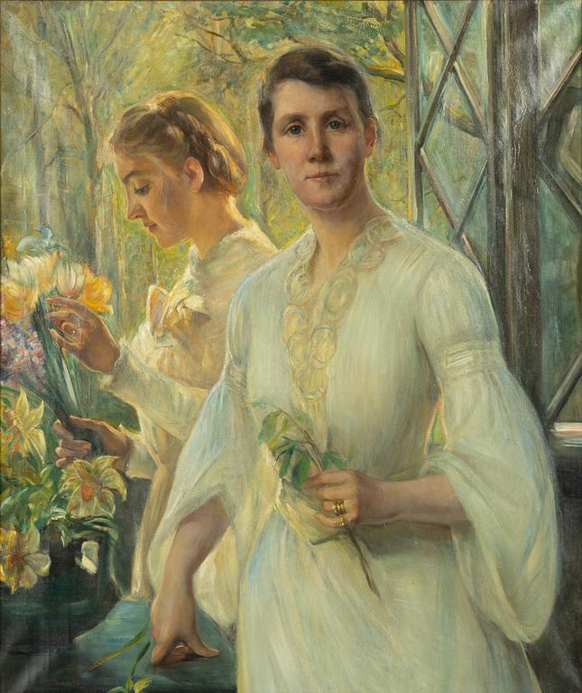 Hildegard Thorell, Flower arrangement.