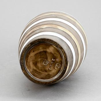 VAS, lergods, "Spiral" Ingrid Atterberg, Upsala Ekeby, 1950-tal.