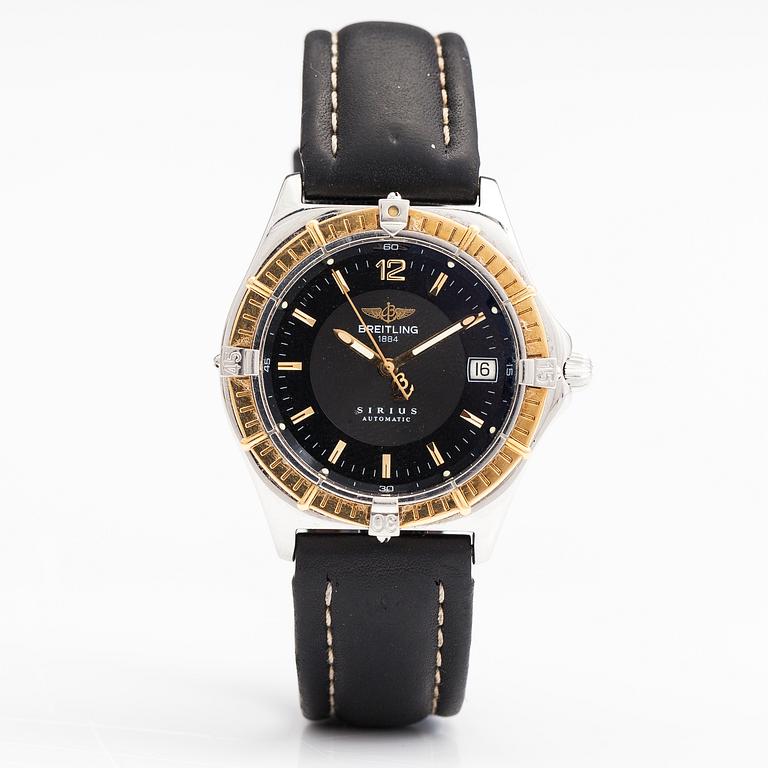 BREITLING, Sirius, wristwatch, 36.5 mm.