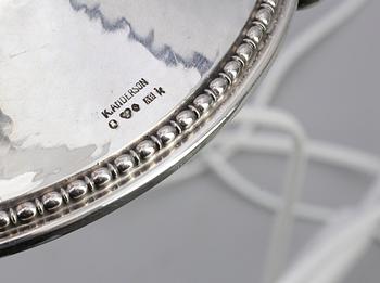 BORDSLAMPA, silver, K Anderson, Stockholm 1927.