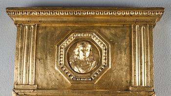 SPEGEL, sengustaviansk, omkring 1800.