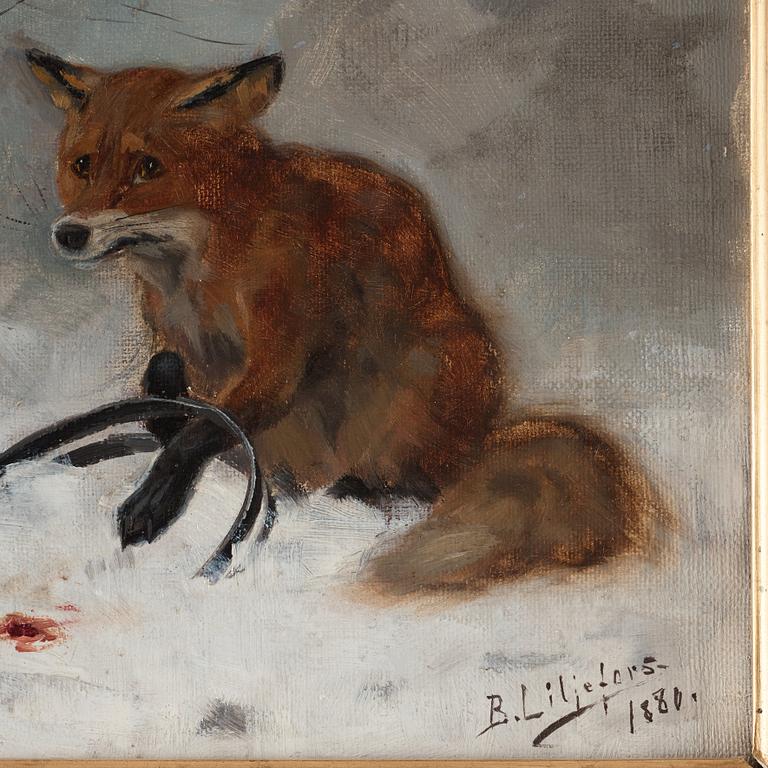 Bruno Liljefors, Trapped Fox.