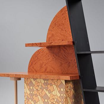 Ettore Sottsass, a "Malabar" bookcase, Memphis, Italy, post 1982.