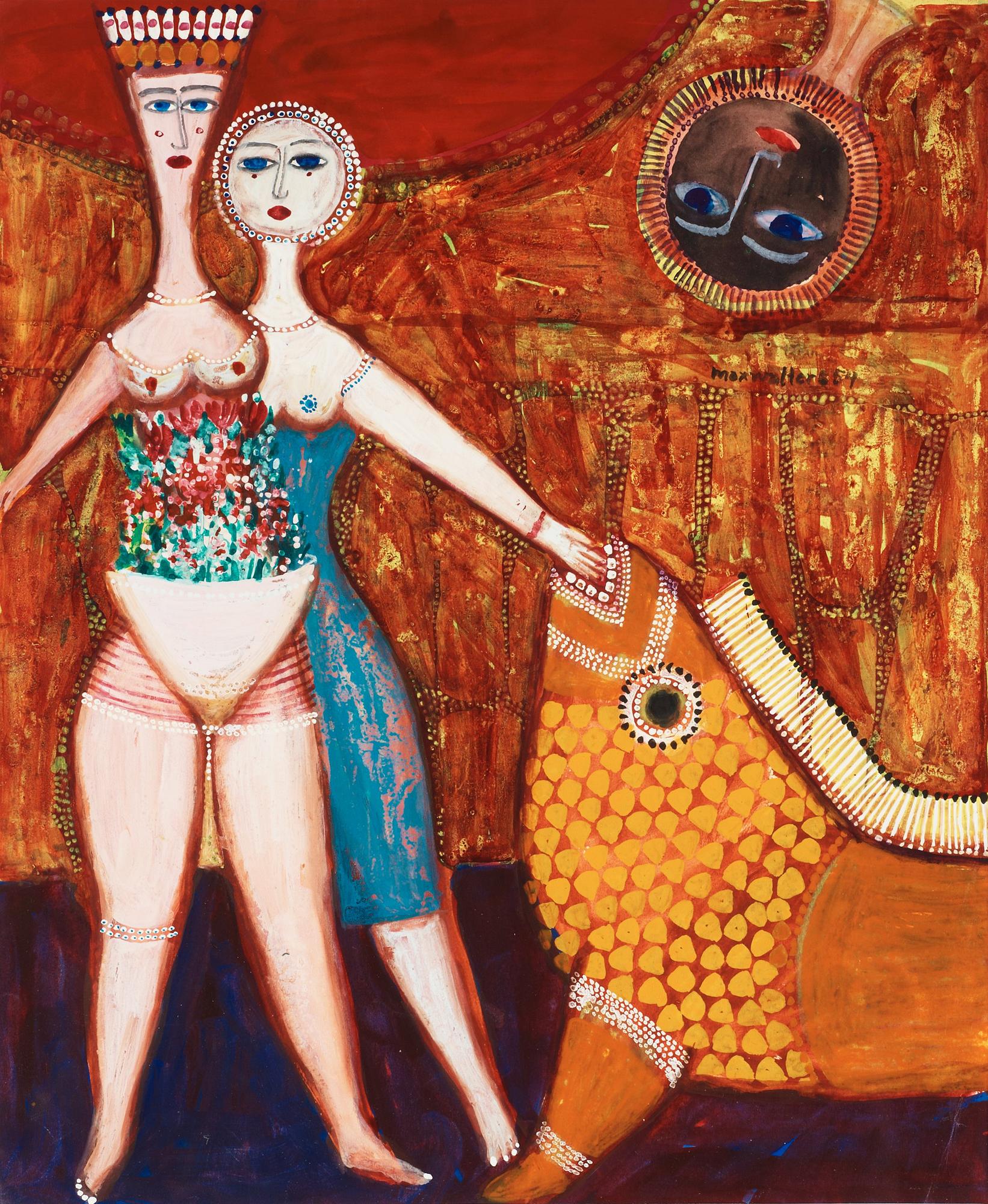 Max Walter Svanberg, Figurkomposition.