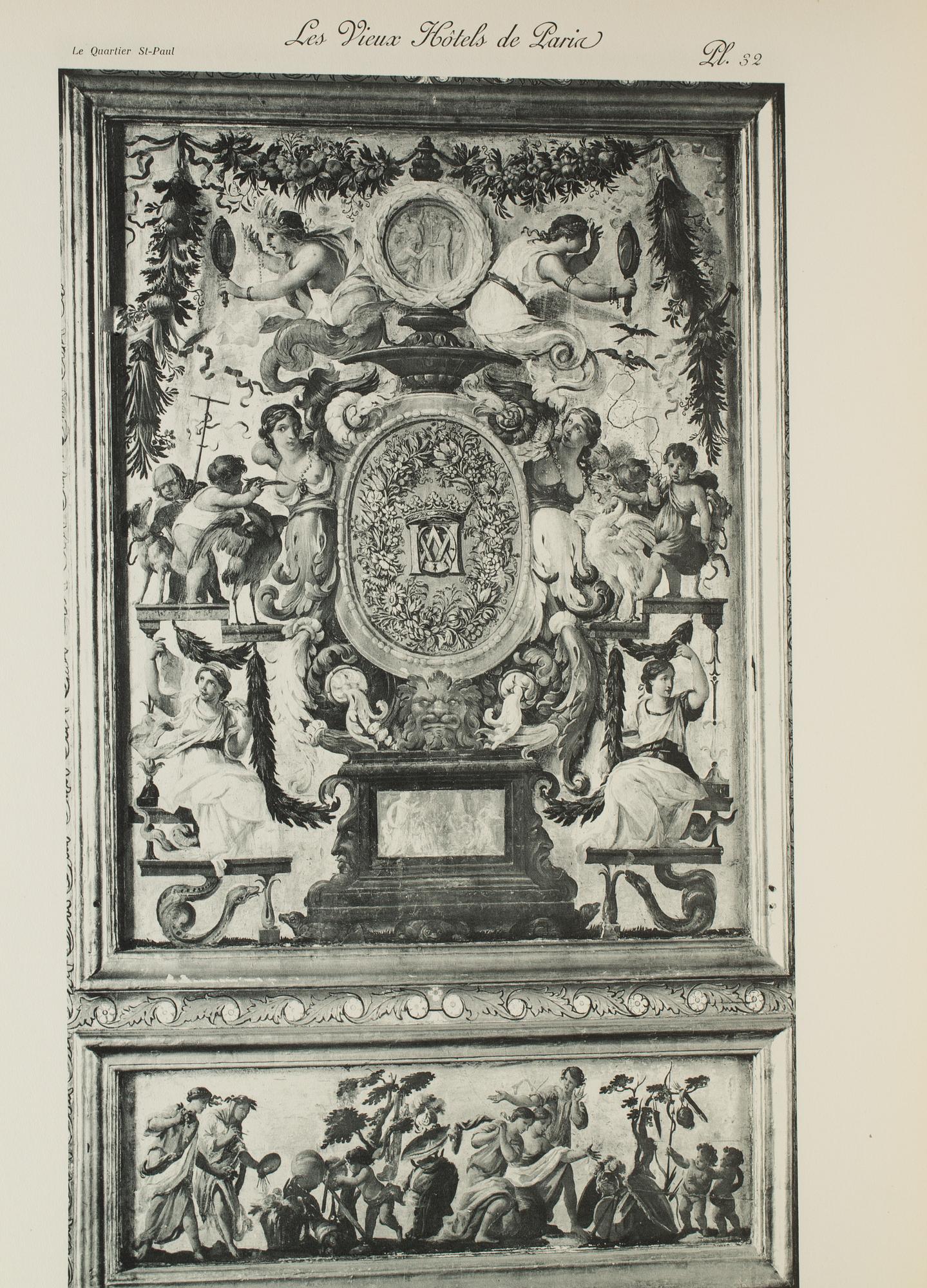 MAPPAR, 10 vol, J.VACQUIER, Les Vieux Hotels de Paris. Decorations Exterieures et Interieures.