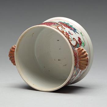 A famille rose tureen with cover, Qing dynasty, Yongzheng (1723-35).
