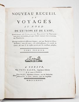 BOK, "Nouveau Recueil de Voyages au Nord...", Genève 1785.