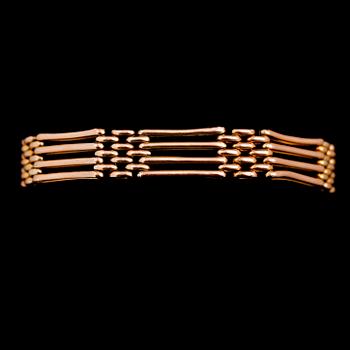 ARMBAND, 9 k guld. Vikt ca 12 g.