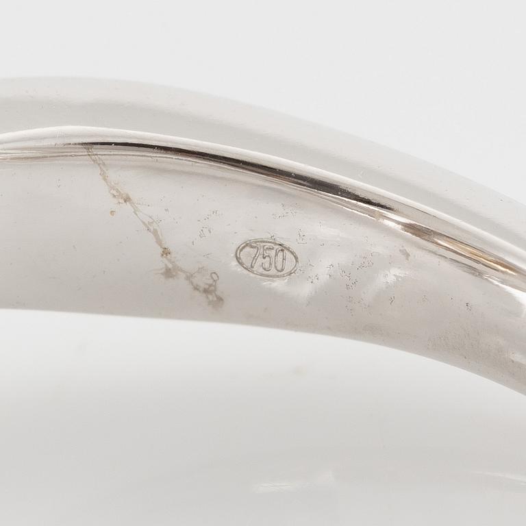 Ring 18K vitguld med briljantslipad diamant 2.54 ct. Medföljande GIA report.