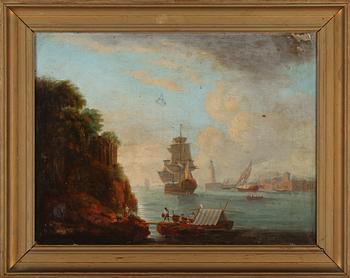 OKÄND KONSTNÄR, olja på duk, 1800-tal.