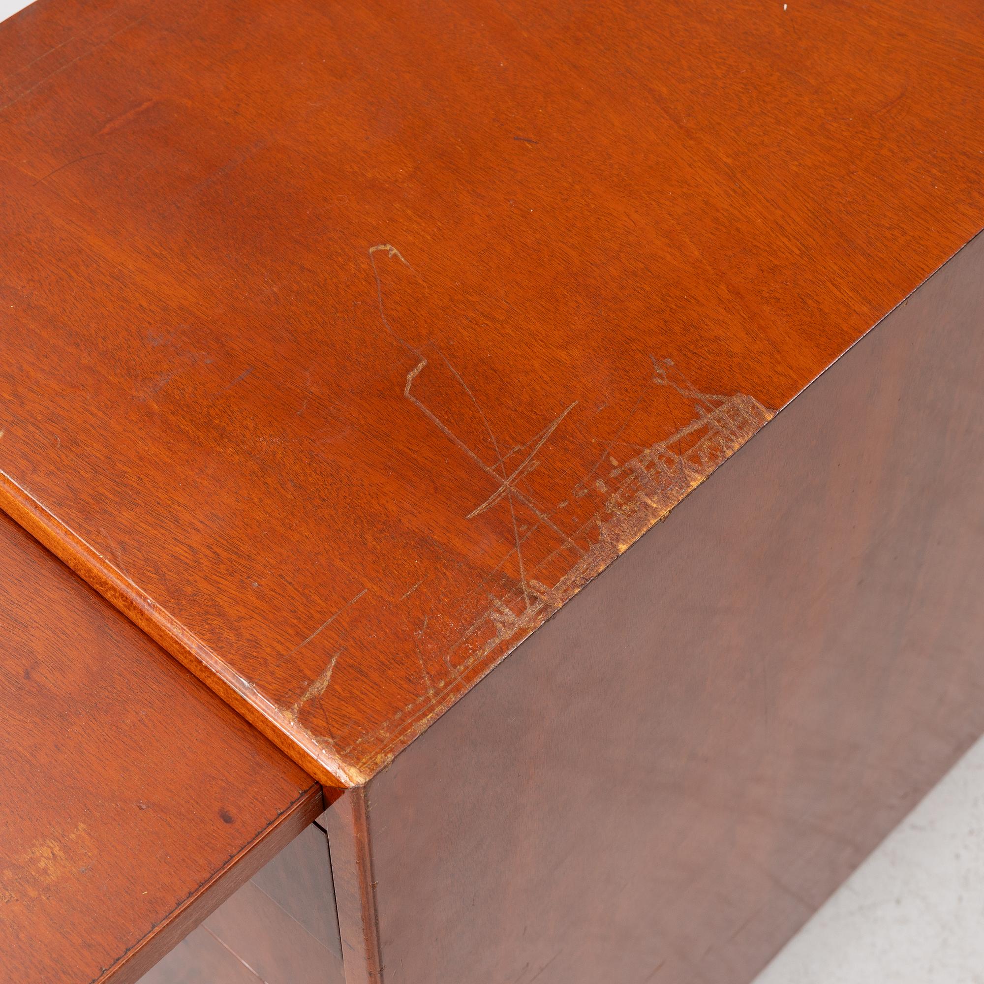 A writing desk, mid 20th century.