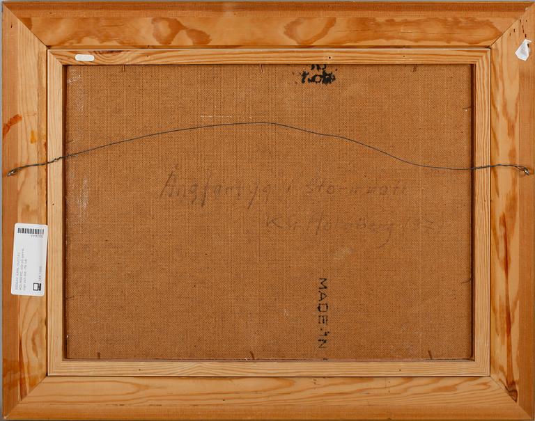 KARL GUSTAV HOLMBERG, olja på pannå, sign och dat -79.