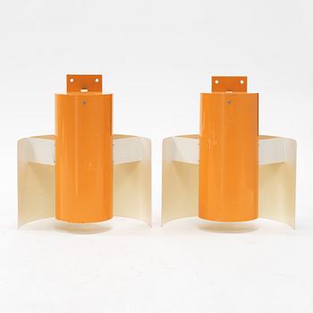 A pair of wall lights, AB Bruno Herbst, second half of the 20th Century.