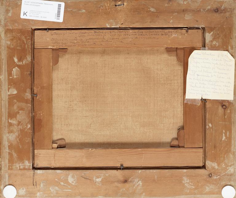 Olof Södermark Tillskriven, Fiske på bryggan.