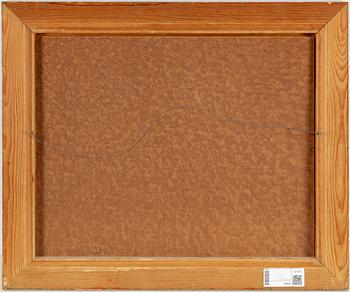 GUNNAR ZETTERSTRÖM, olja på pannå, signerad.