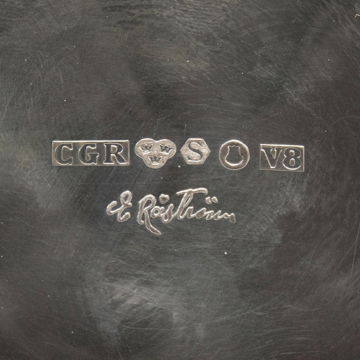ERIC RÅSTRÖM, silver, bägare,  CGR, Stockholm 1947.