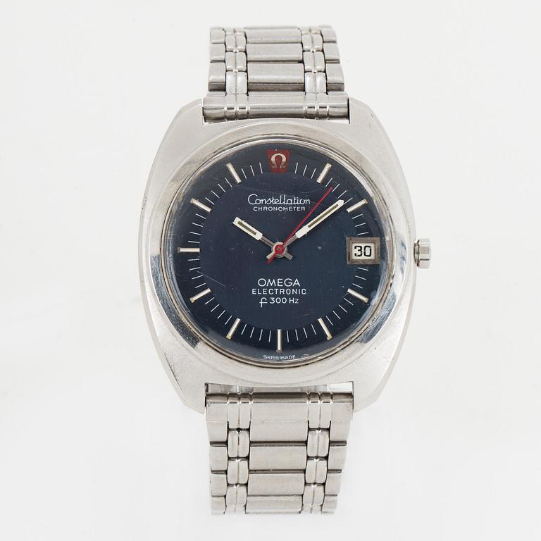 OMEGA, Constellation Chronometer Electronic, wristwatch, 38 mm.