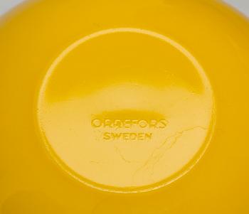 SKÅLAR, 4 st, "Colora", Sven Palmqvist, Orrefors.
