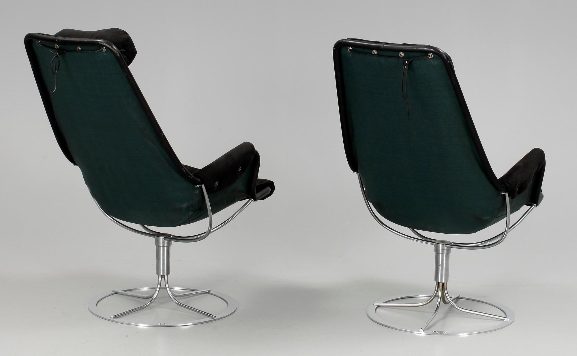 FÅTÖLJER, ett par, "Jetson", Bruno Mathsson, Dux.
