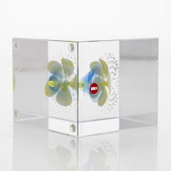 Oiva Toikka, vuosikuutio 2000, signeerattu Oiva Toikka Nuutajärvi 2000, 932/2000.