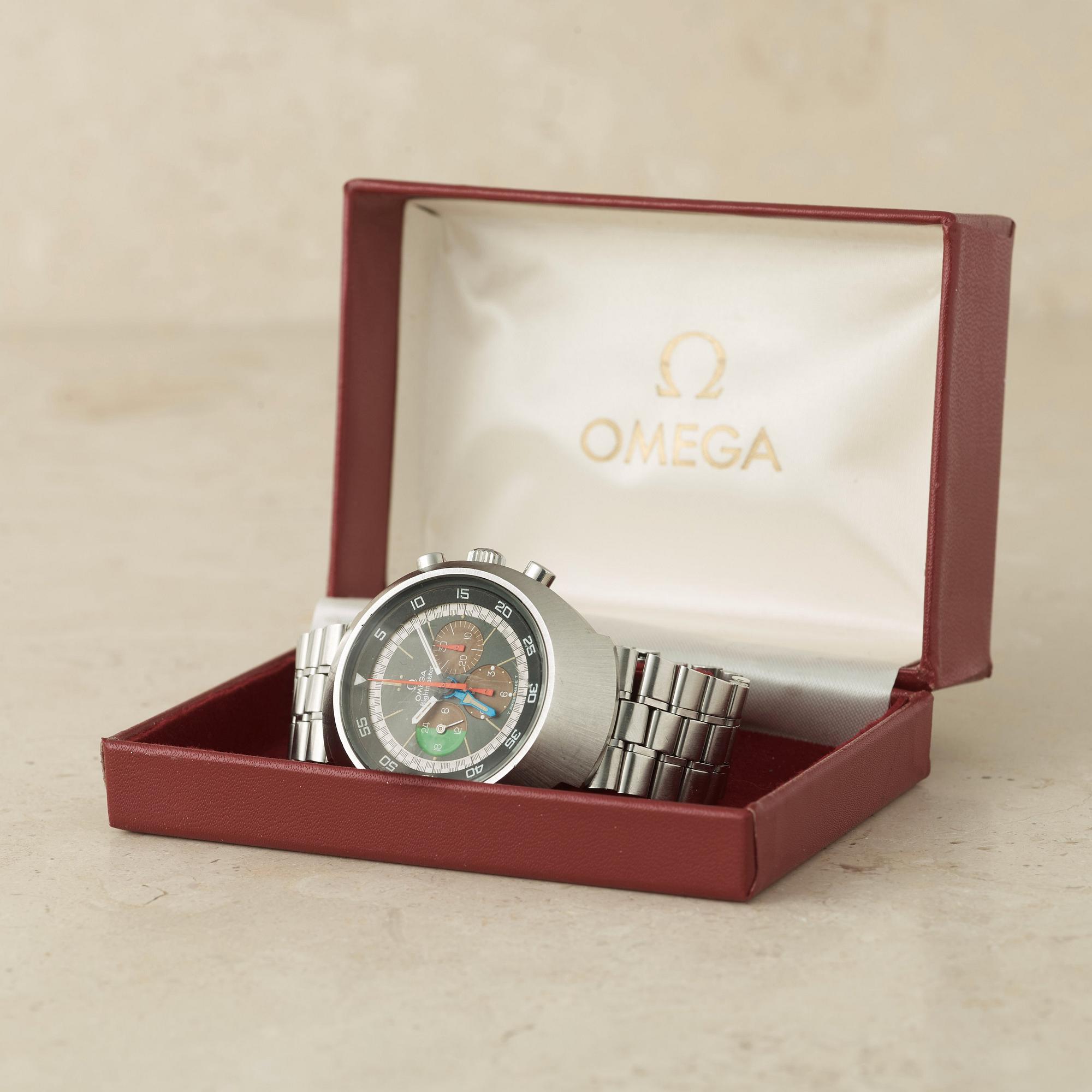 OMEGA, Flightmaster (T SWISS MADE T), chronograph, wristwatch, 43 x 53 mm,