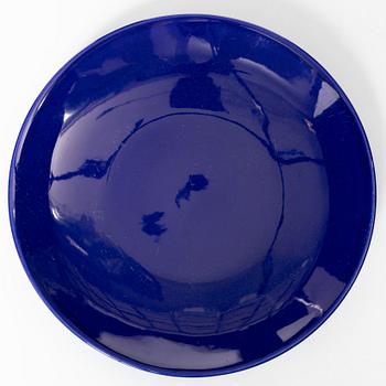 Lisa Larson, tekoppar, 5 st och assietter, 6 st, "Matilda", K-Studion, Gustavsberg 1996.