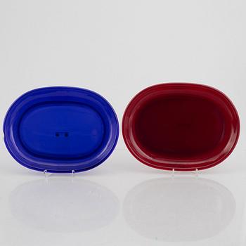 Josef Frank, a set of seven glass dishes, Firma Svenskt Tenn.