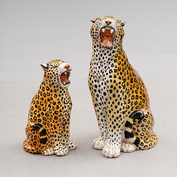 FIGURER, 2 st, keramik, Italien, 1900-/2000-tal.