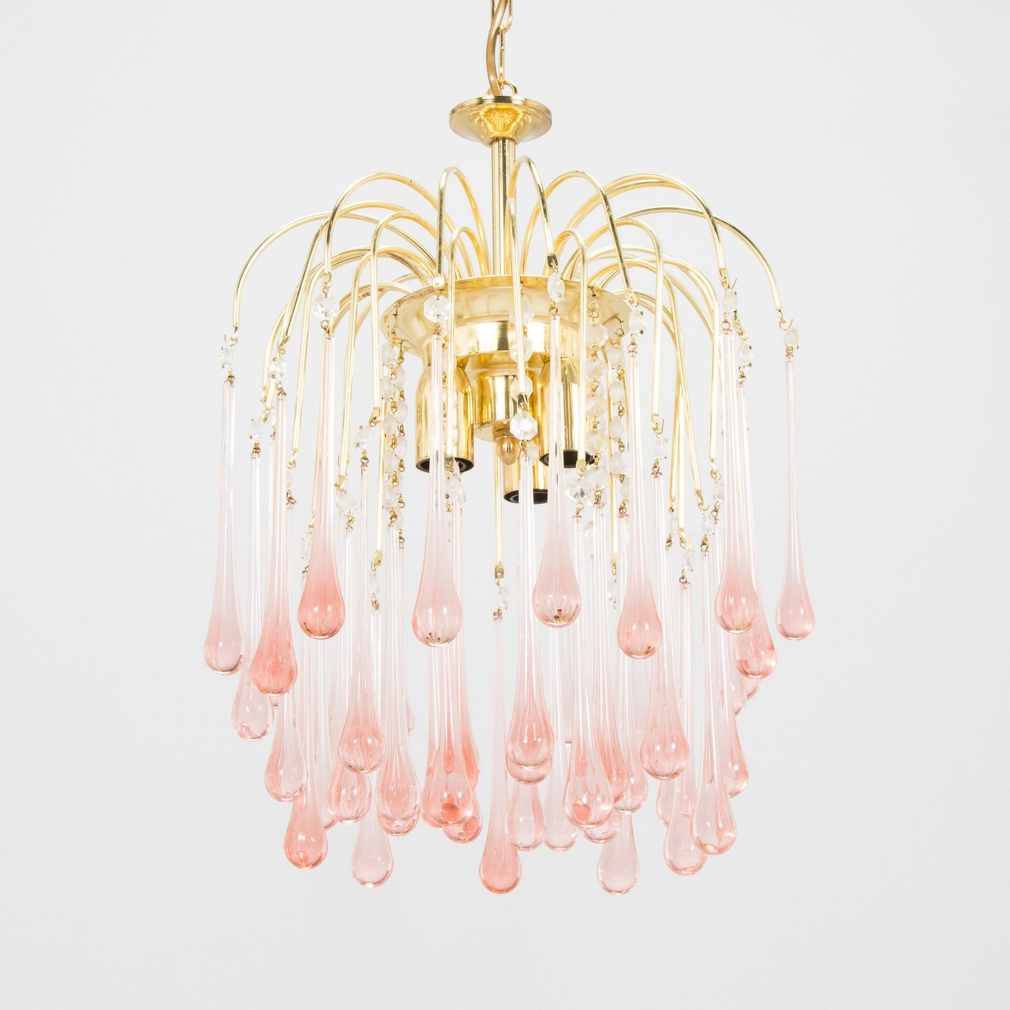 Taklampa, Murano, 1900-talets slut.