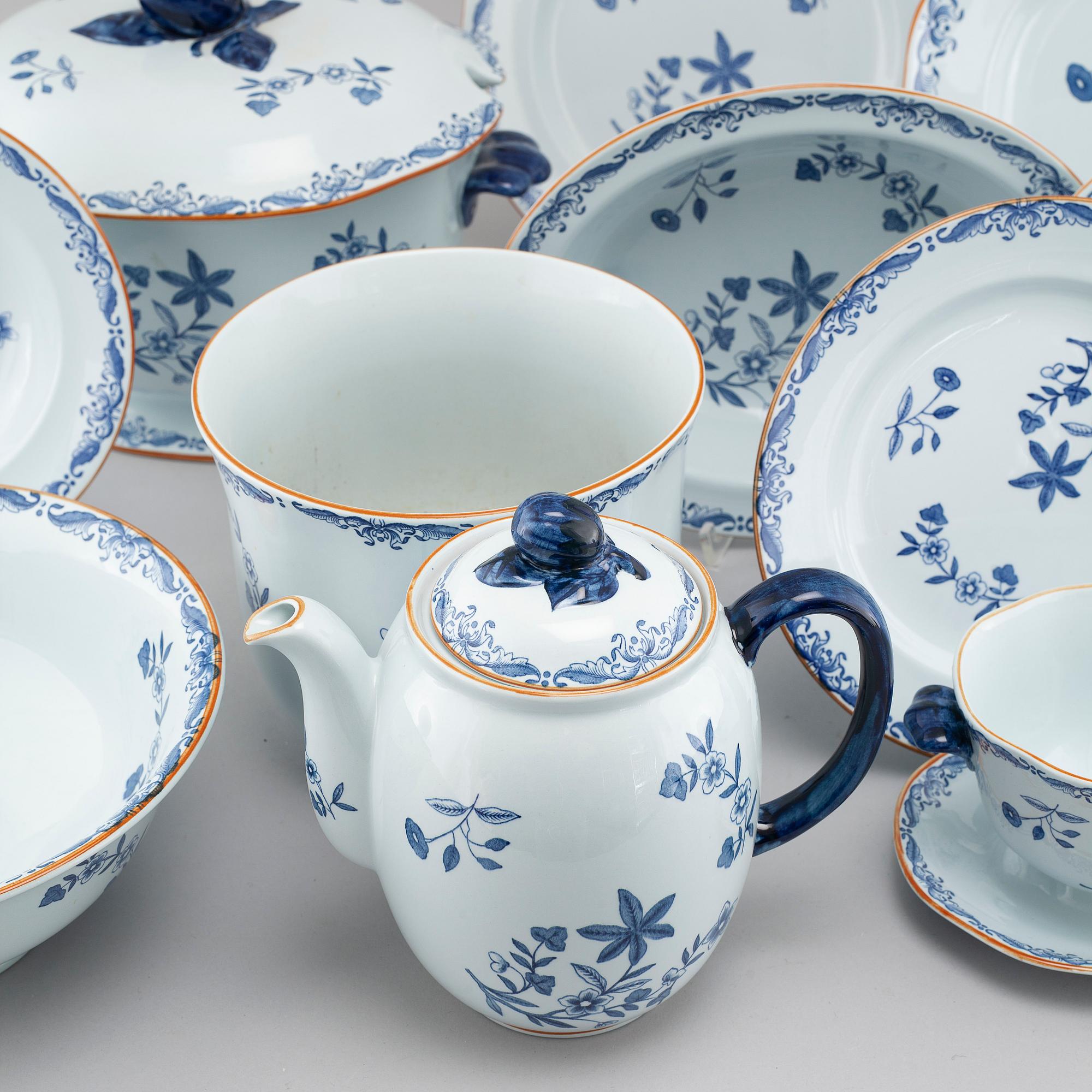 SERVIS, 75 pieces, porcelain, "Ostindia", Rörstrand, 20th century.